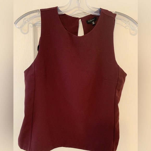 Plum blouse with open back - Picture 4 of 7